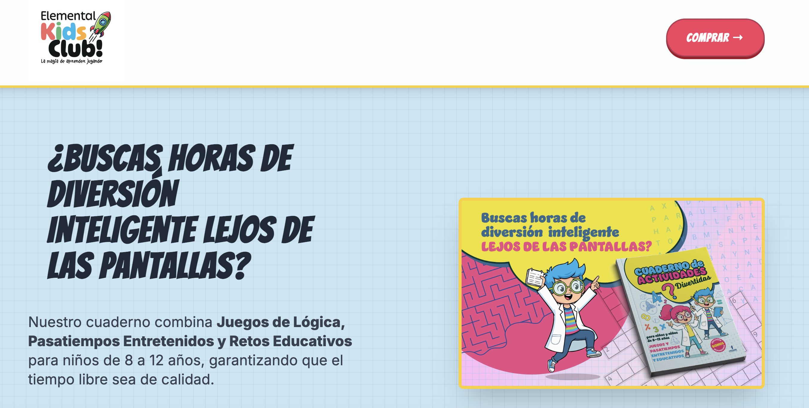Elemental Kids Club - Landing Page Educativa